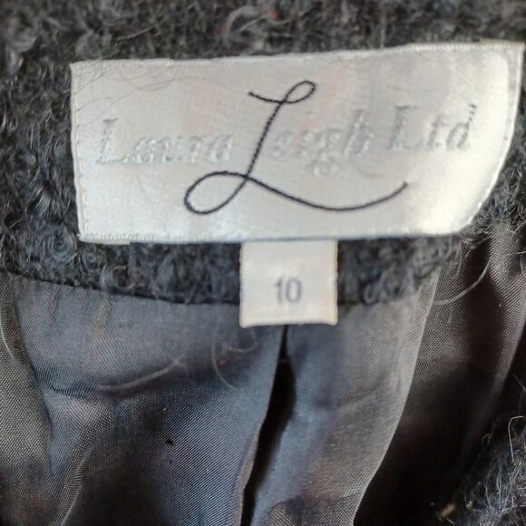 EUC Laura Leigh Ltd Women's Wool Blazer and Skirt Set Size 10 - Picture 10 of 11